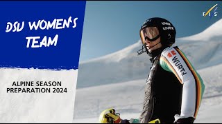 DSV Womens Team  Alpine Season Preparation 2024  FIS Alpine [upl. by Neroled]