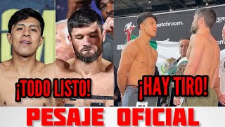 ¡CAREO INTENSO Jaime Munguía vs John Ryder PESAJE OFICIAL Video [upl. by Adnawot]