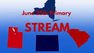 June 25TH House and Senate Primaries New York Colorado Utah South Carolina Runoffs [upl. by Mauricio]