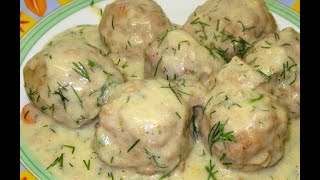 Pulpety w sosie koperkowympomysł na pyszny obiad klopsiki w sosie koperkowym meatballs [upl. by Ariajay517]