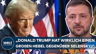 USWAHL 2024 UkraineKrieg quotDonald Trump hat wirklich einen großen Hebel gegenüber Selenskyjquot [upl. by Aissac]