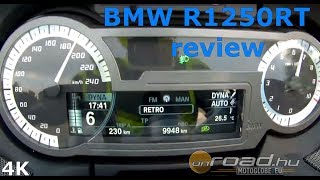 BMW R1250RT review 4K the king of touring  Onroadbike [upl. by Campos]