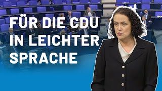 Ansprache von Nicole Höchst  CDU dreht durch [upl. by Khudari]