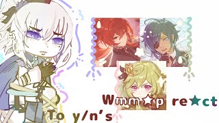 WMMAP reacts to yn’s as Anastasia’s knights  made by kuramonn [upl. by Lorrac757]