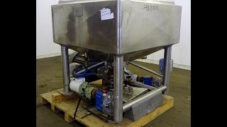 Used APV Crepaco Liquifier Approximately 200 Gallon  stock  48139001 [upl. by Ellehcsar244]