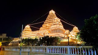 Chattarpur Mandir Decorated with Lights in Navratri 2022  Chattarpur Mandir  Creative ManiacDelhi [upl. by Traci]