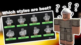 Fighting Style Tier List Roblox Karate [upl. by Silber175]