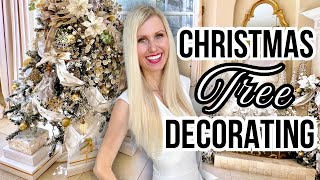 CHRISTMAS TREE DECORATING TIPS  STUNNING DIY FIREPLACE MANTLE DECOR [upl. by Steven]