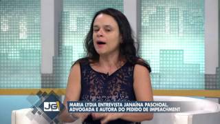 Maria Lydia entrevista Janaína Paschoal advogada e autora do pedido de impeachment [upl. by Lamraj]