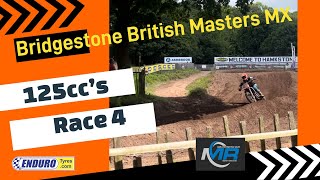 Bridgestone British Masters MX 2024 Round 3 Hawkstone Park 125cc Race 4 [upl. by Nnael]