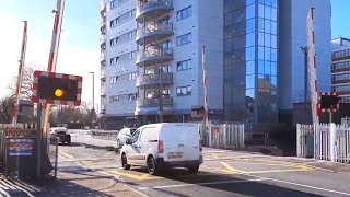 Cosham Level Crossing Hampshire [upl. by Aihsas]