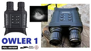 WildGuarder OWLER1 Night Vision Binoculars Full Review Best Budget Night Vision Device [upl. by Eugilegna]