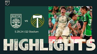 HIGHLIGHTS  Austin FC vs Portland Timbers  May 29 2024 [upl. by Arlinda148]