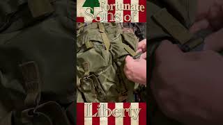 How to Install a 2 Quart Canteen Pouch amp Sling on an ALICE Medium Backpack SHORTS [upl. by Llenyaj]