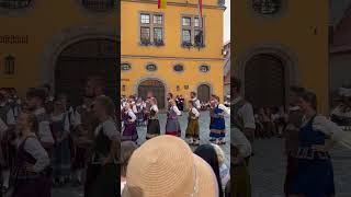 German medieval festival “Kinderzeche” in Dinkelsbühl pt 5 germany tradition medieval [upl. by Atterrol]