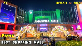 Amanora Shopping Mall Pune On Diwali 2023  Pune Tour  Amanora Mall Kharadi [upl. by Ahseram]