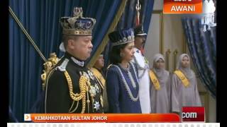 Kemahkotaan Sultan Johor [upl. by Nniw268]