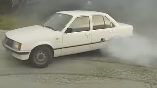 Opel Rekord 20S 1979 burnout and donut [upl. by Assele]