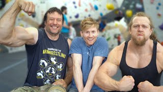 Worlds Strongest Arms VS Rock Climbing [upl. by Solon]