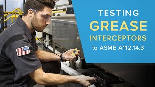 Testing Grease Interceptors Schiers InHouse Test Lab [upl. by Merilee]