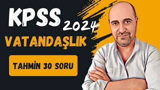 KPSS VATANDAŞLIK ÇIKABİLECEK 30 SORU [upl. by Krusche]