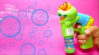 Soap Bubble Gun Toy for Kids with Continuous Streaming Bubbles [upl. by Ybsorc]