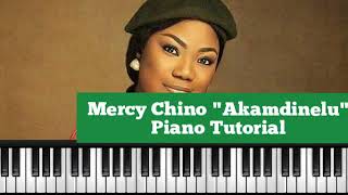 Mercy Chinwo Akamdinelu piano tutorial [upl. by Eam995]