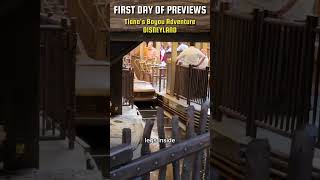 BREAKDOWN Tianas Disneyland FIRST DAY Previews shorts disneyparks disneyland [upl. by Kapor]