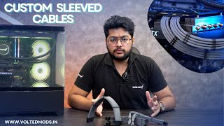 Power supply custom sleeved cables in India [upl. by Templas238]