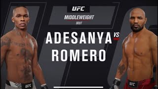 Israel Adesanya vs Yoel Romero Ufc [upl. by Dimitris]