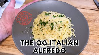 The Original Italian Alfredo  Pasta Al Burro [upl. by Yreffej]