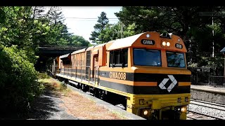 Aurizon 7MP1 GWA008 ACD6056 RailFirst CM3306 Mt Barker Junction amp Mt Lofty South Australia 101124 [upl. by Evangelia404]