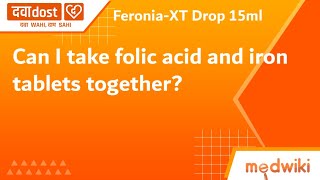 Can I take folic acid and iron tablets together [upl. by Ynagoham]