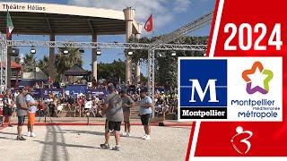 Finale LACROIX vs HATCHADOURIAN  International triplette à pétanque Montpellier 3M 2024 [upl. by Marka]