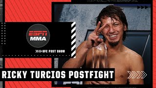 Ricky Turcios will celebrate TUF win by eating pizza amp singing karaoke  UFC Post Show  ESPN MMA [upl. by Iret]