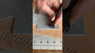 Some steps to make a leather cow hide koozie cowhide diy handmade maker [upl. by Ahtel201]