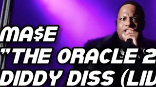 “THE ORACLE 2” MASE “DIDDY DISS FREESTYLE” LIVE ON STAGE [upl. by Vitale]