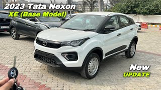 New Tata Nexon XE 2023 Onroad price amp Features ❤️ Nexon Base Model [upl. by Asirral]