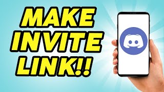 How To Make Invite Link For Discord Server  Updated Method [upl. by Eiba]