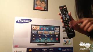 Samsung 40quot Class 1080p 60Hz LED HDTV UN40EH5300FXZA Review [upl. by Noirrad]