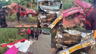 Breaking News Tragic Car accident as 7 victims confirmed D£AD on the Aflao Highway [upl. by Old884]