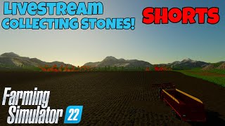 Farming Simulator 22  SHORTS Collecting Stones Oberthal Farm [upl. by Leoj940]