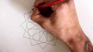 How to draw geometric design  full tutorial [upl. by Cha]