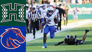 17 Boise State vs Hawaii 2024 Highlights [upl. by Alieka151]