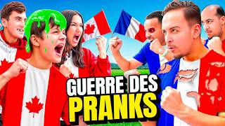 La GUERRE DES PRANKS  CANADA vs FRANCE Ft Bilel Willibed [upl. by Ebanreb]