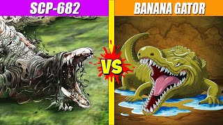 SCP682 vs Banana Gator  SPORE [upl. by Ajaj]