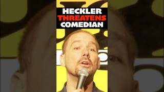 Heckler THREATENS Comedian [upl. by Ennyroc]