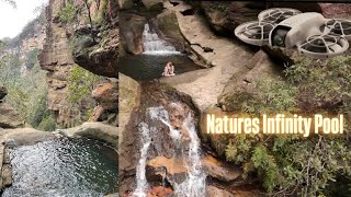 Leura infinity pool Blue Mountains NSW Australia DJI NEO [upl. by Brigit]