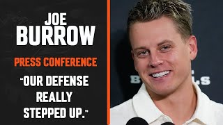 Joe Burrow Press Conference  Week 7 Win in Cleveland [upl. by Jaffe166]