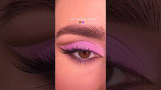 brown and violet crease cut makeup shorts eyemakeup makeup purpleglam [upl. by Melba]